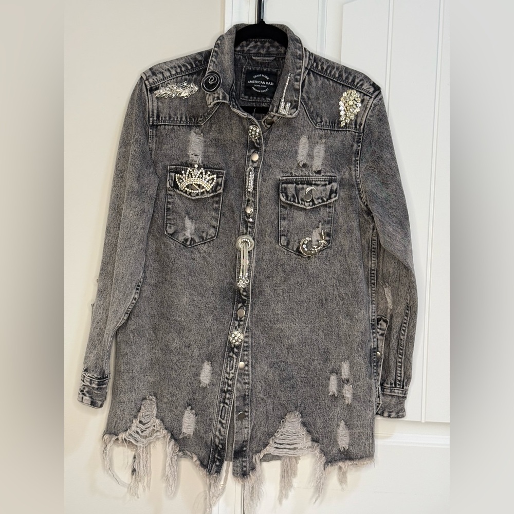 Custom distressed jacket - Picture 4 of 8